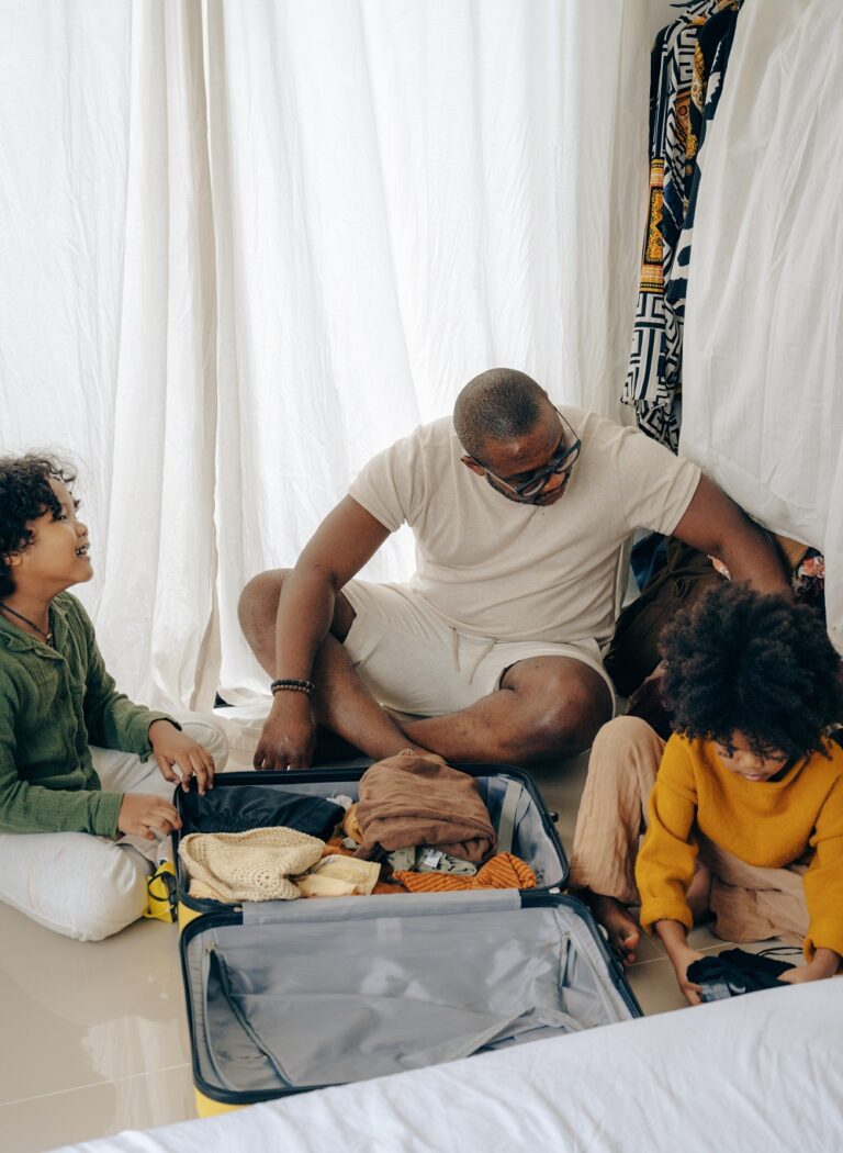 travelling internationally with children
